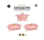 Paket Hemat Food Warmer 5 (2+1) Pink